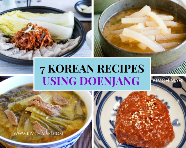 7 Recipes Using Doenjang Korean Soybean Paste Kimchimari