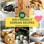 30 kid friendly korean recipes collage image