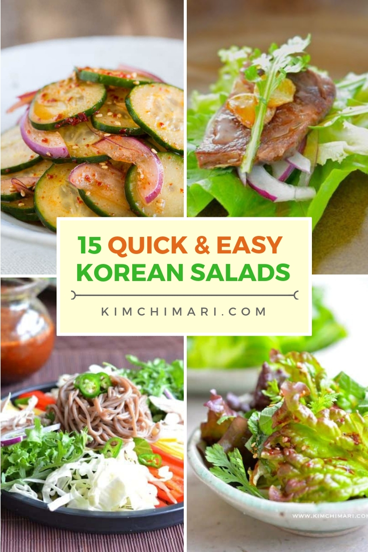 15 Quick and Easy Korean Salads from Vegan to Hearty recipes Kimchimari