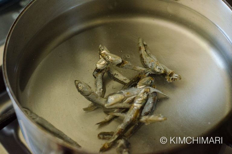 Anchovy Broth for Korean Recipes Kimchimari