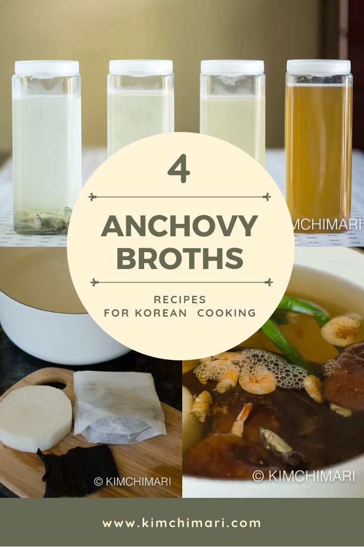 Anchovy Broth for Korean Recipes Kimchimari