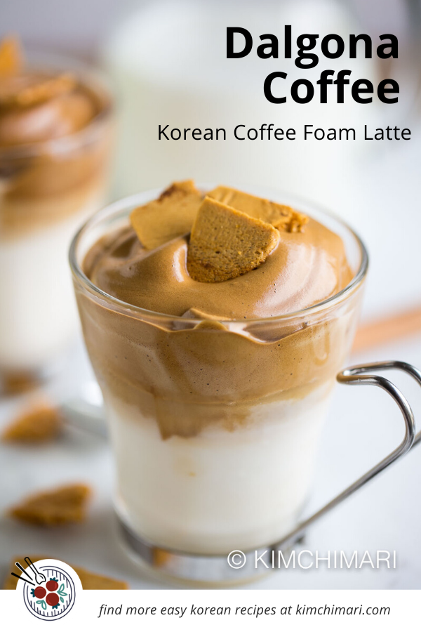 How to make Dalgona Coffee (Whipped Coffee) Kimchimari