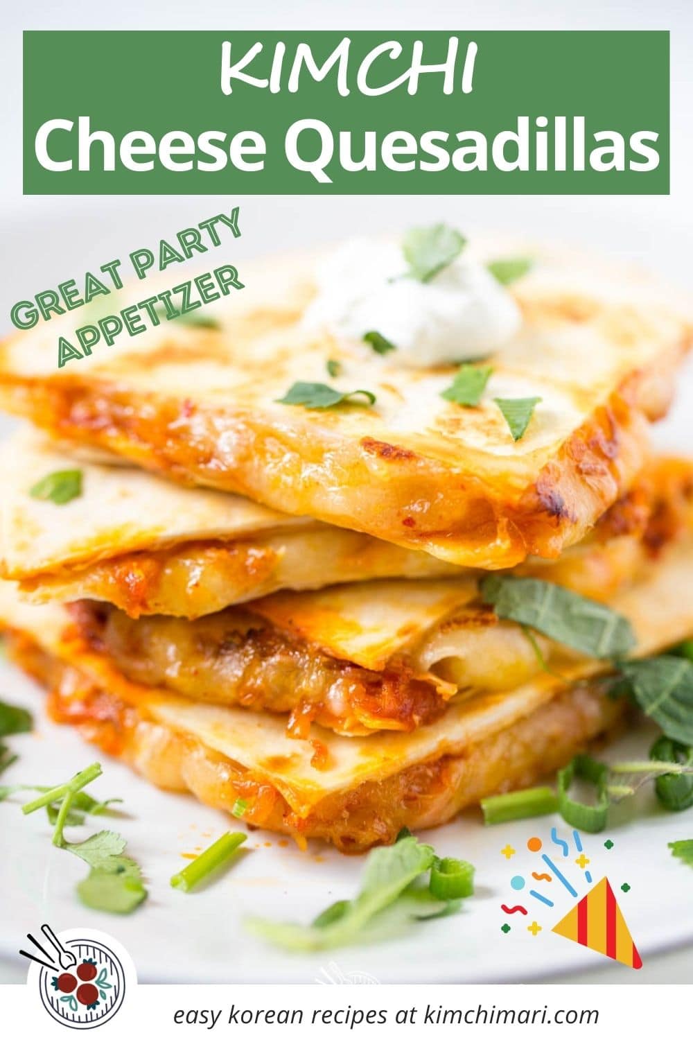 Easy Kimchi Quesadillas Kimchimari