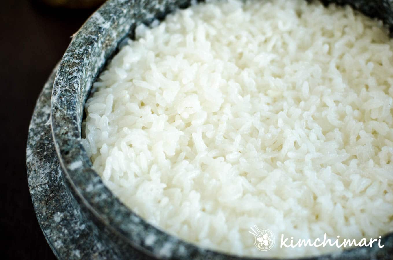 How to make Korean Rice on Stovetop Kimchimari