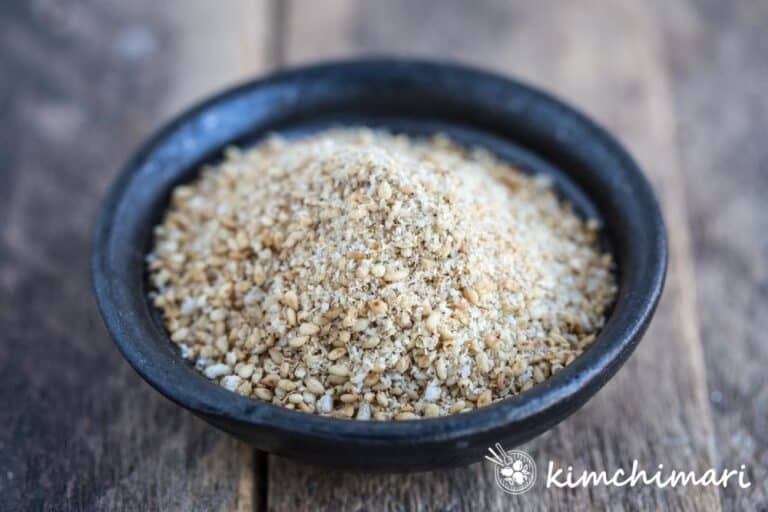 Roasted and Ground Sesame Seeds with Salt Korean Ingredient Kimchimari
