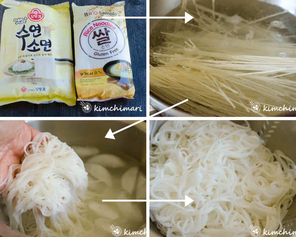 step by step pics on how to cook rice noodles