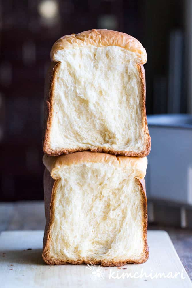 Milk Bread for Bread Machine with No Tangzhong - Kimchimari