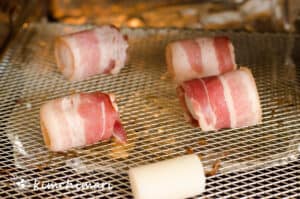 bacon wrapped tteoks in air fryer