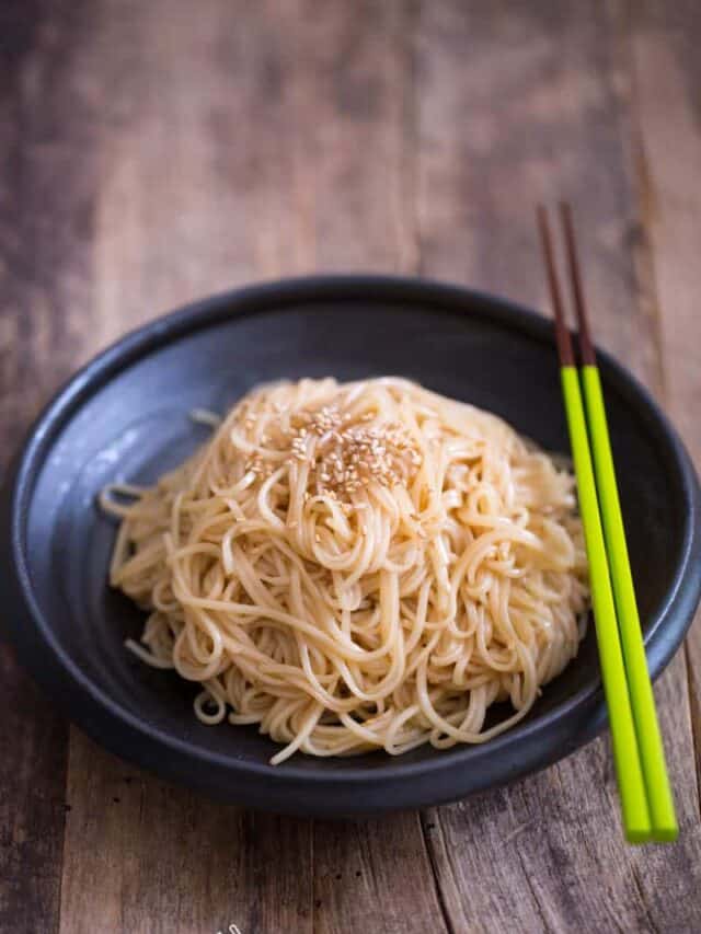 Simple Korean Soy Sauce Noodles Kimchimari