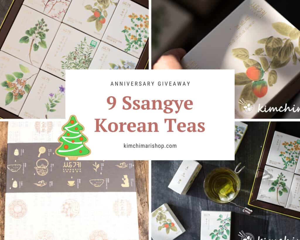 Ssangye Korean tea giveaway banner
