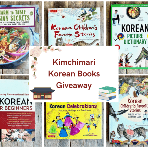 korean books in a collage image