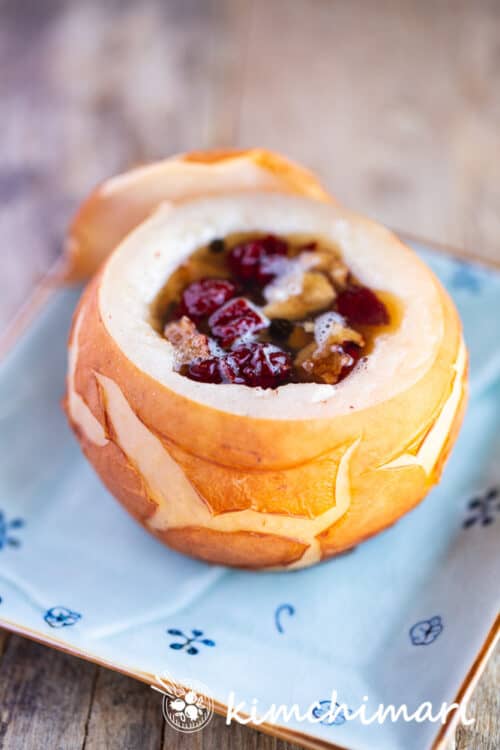 Korean Steamed Pear (Baesuk) My favorite home cough remedy Kimchimari