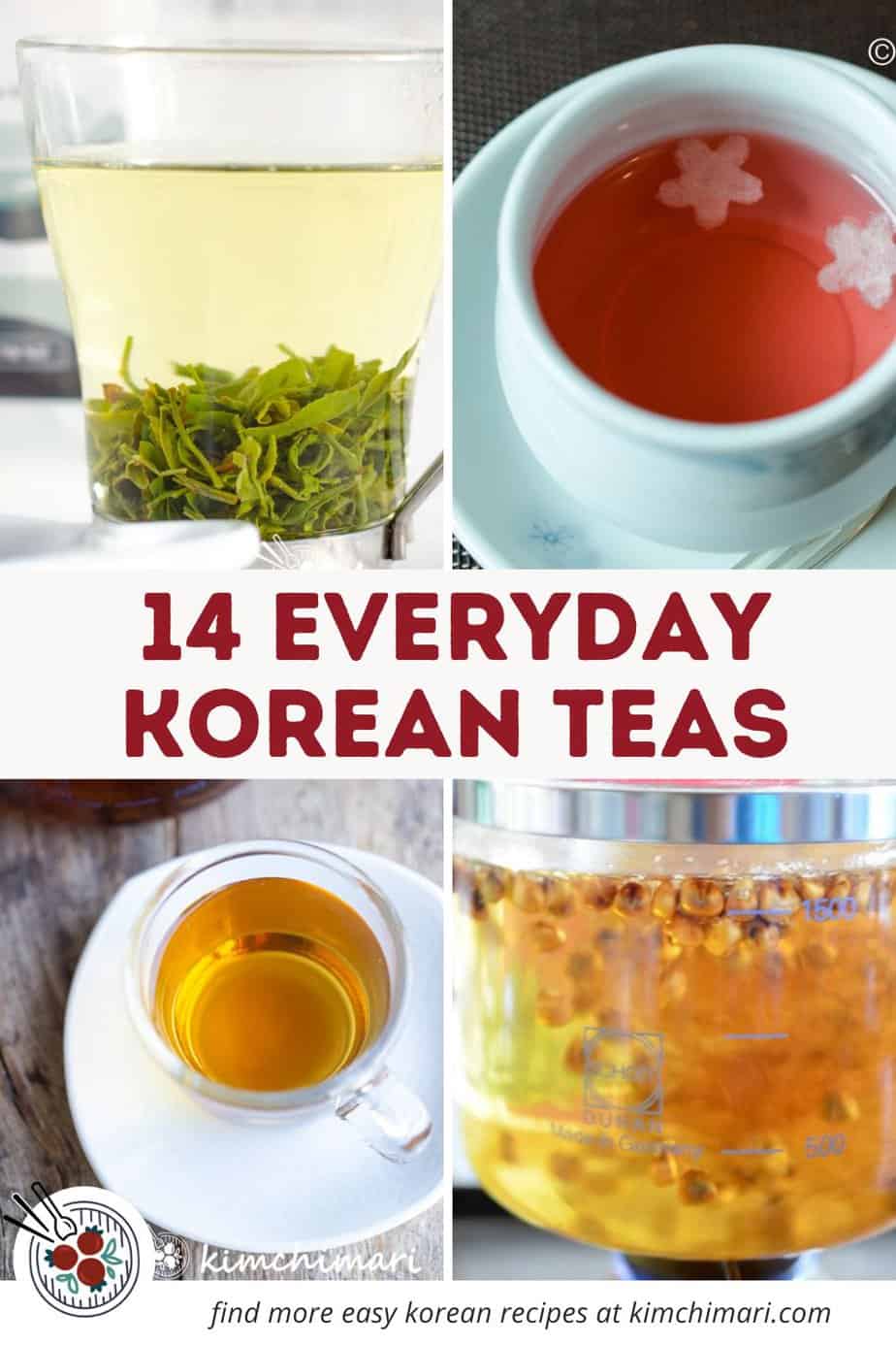14 Everyday Korean Teas Kimchimari