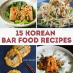 15 korean bar food pinterest collage