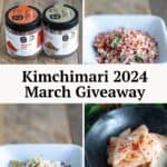 kimchimari 2024 march giveaway pinterest collage